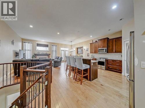 308 Lineham Acres Drive Nw, High River, AB - Indoor Photo Showing Kitchen With Upgraded Kitchen