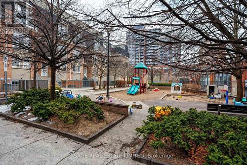 144 - 30 Merchant Lane, Toronto, ON - Outdoor With Balcony With Facade