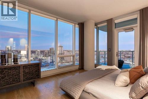 2201, 433 11 Avenue Se, Calgary, AB - Indoor Photo Showing Bedroom