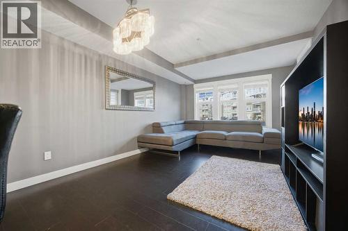 Living/Dining space - 2118, 11 Mahogany Row Se, Calgary, AB - Indoor