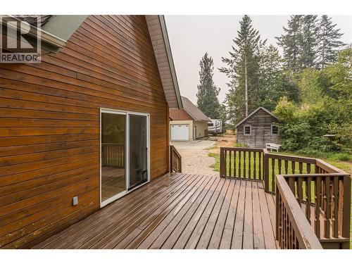 7704 97A Highway, Mara, BC - Outdoor With Deck Patio Veranda With Exterior