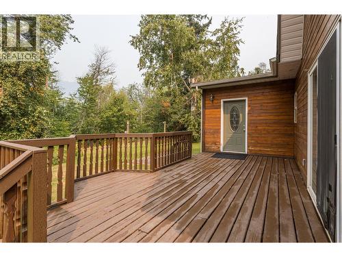 7704 97A Highway, Mara, BC - Outdoor With Deck Patio Veranda With Exterior