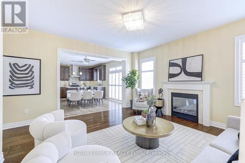3146 Southwind Road, Mississauga, ON - Indoor Photo Showing Living Room With Fireplace