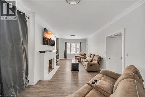 73 Hope Street E, Tavistock, ON - Indoor Photo Showing Living Room With Fireplace