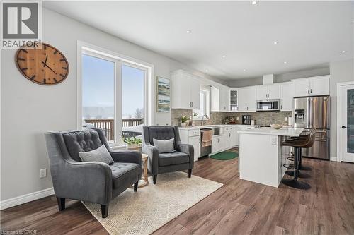 151116 12Th Line, East Garafraxa, ON - Indoor Photo Showing Kitchen With Stainless Steel Kitchen With Upgraded Kitchen