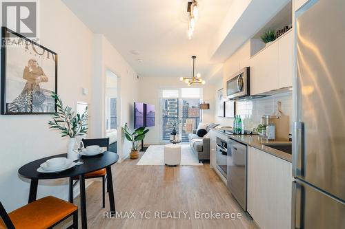 1802 - 100 Dalhousie Street, Toronto, ON - Indoor Photo Showing Kitchen With Upgraded Kitchen