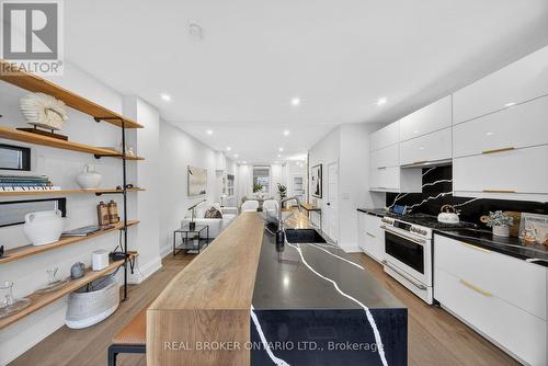 143 Parkmount Road, Toronto, ON - Indoor Photo Showing Kitchen With Upgraded Kitchen