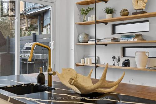 143 Parkmount Road, Toronto, ON - Indoor Photo Showing Kitchen With Double Sink