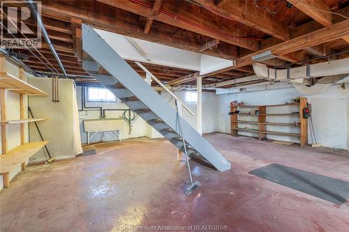 17 Grand Avenue, Wallaceburg, ON - Indoor Photo Showing Basement