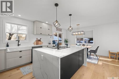 3103 Grey Owl Crescent, Prince Albert, SK - Indoor Photo Showing Kitchen With Upgraded Kitchen