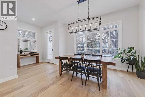 619 55 Avenue Sw, Calgary, AB - Indoor Photo Showing Dining Room