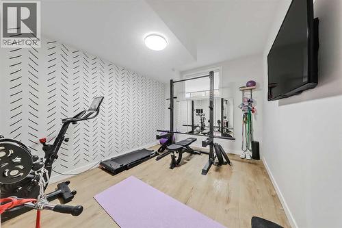 619 55 Avenue Sw, Calgary, AB - Indoor Photo Showing Gym Room