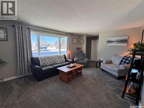 415 3Rd Avenue W, Biggar, SK - Indoor Photo Showing Living Room