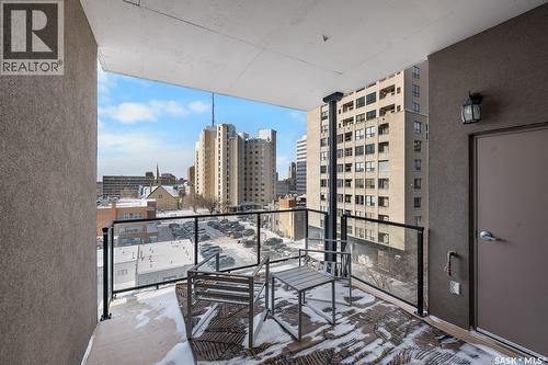 602 2055 Rose Street, Regina, SK - Outdoor With Balcony