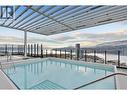 Roof top pool - 1488 Bertram Street Unit# 2808, Kelowna, BC  -  With In Ground Pool With View 