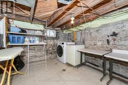 Laundry Area in Section of the Original Basement - 