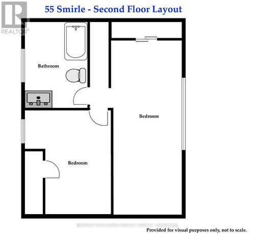 Second Floor Floor Plan - 55 Smirle Avenue, Ottawa, ON - Other