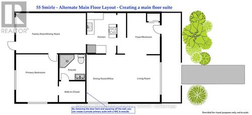 Alternate Floor Plan - Main Floor - 55 Smirle Avenue, Ottawa, ON - Other
