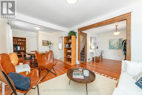 Living Room - View into Foyer/Mudroom - 55 Smirle Avenue, Ottawa, ON - Indoor Photo Showing Living Room