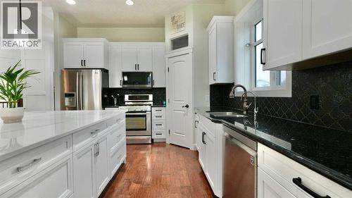 8245 102 Avenue, Peace River, AB - Indoor Photo Showing Kitchen With Upgraded Kitchen
