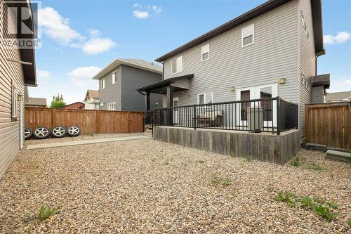 View of back of home with deck - 197 Snowy Owl Way Nw, Fort Mcmurray, AB - Outdoor