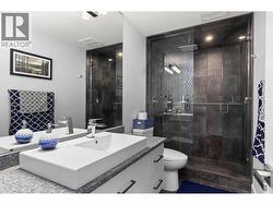 Basement full bath with steam shower - 