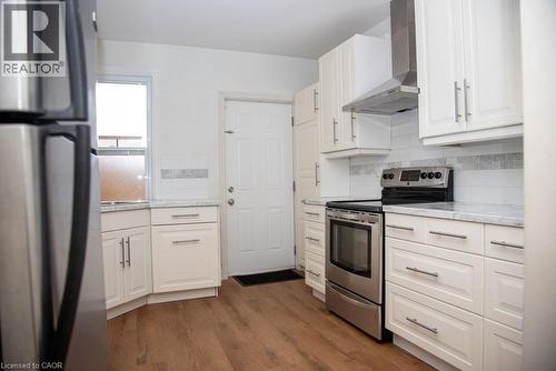 116 Bay Street N, Hamilton, ON - Indoor Photo Showing Kitchen With Stainless Steel Kitchen