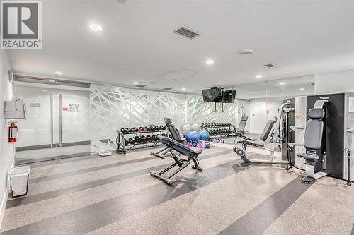 638 14 Avenue Sw, Calgary, AB - Indoor Photo Showing Gym Room