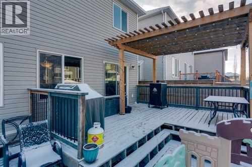 136 Viewpointe Terrace, Chestermere, AB - Outdoor With Deck Patio Veranda With Exterior