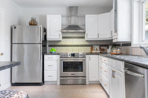 1469 Hillgrove Road, Mississauga, ON - Indoor Photo Showing Kitchen With Stainless Steel Kitchen