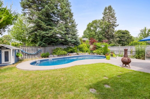 1469 Hillgrove Road, Mississauga, ON - Outdoor With In Ground Pool With Backyard