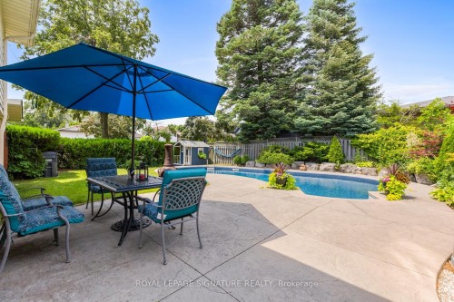 1469 Hillgrove Road, Mississauga, ON - Outdoor With In Ground Pool With Backyard