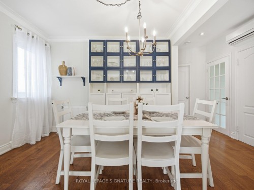205 Prince Edward Drive S, Toronto, ON - Indoor Photo Showing Dining Room