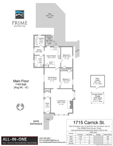 1715 Carrick St, Victoria, BC 