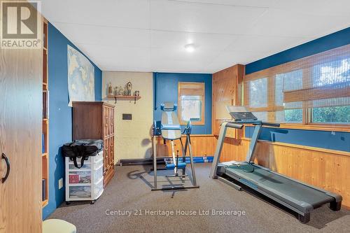 841 2Nd Concession Road, Norfolk, ON - Indoor Photo Showing Gym Room
