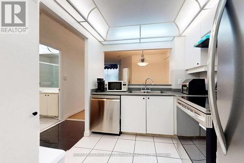 106 - 88 Corporate Drive, Toronto, ON - Indoor Photo Showing Kitchen With Stainless Steel Kitchen With Double Sink