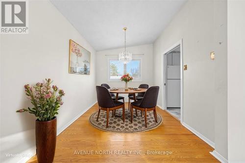 Virtually Staged - 24 Parkmount Crescent, Ottawa, ON - Indoor Photo Showing Dining Room