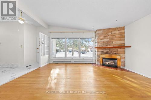 24 Parkmount Crescent, Ottawa, ON - Indoor Photo Showing Living Room With Fireplace