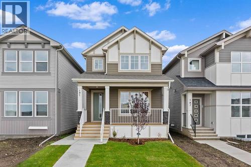 191 Belvedere Crescent Se, Calgary, AB - Outdoor With Deck Patio Veranda With Facade