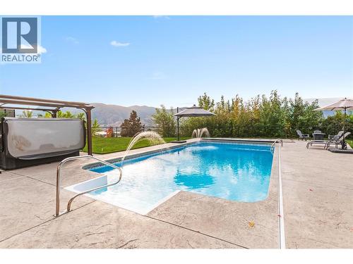 3005 Juniper Drive, Penticton, BC - Outdoor With In Ground Pool