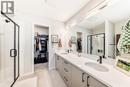 646 Copperstone Manor Se, Calgary, AB - Indoor Photo Showing Bathroom