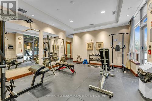 2302 - 35 Finch Avenue, Toronto, ON - Indoor Photo Showing Gym Room