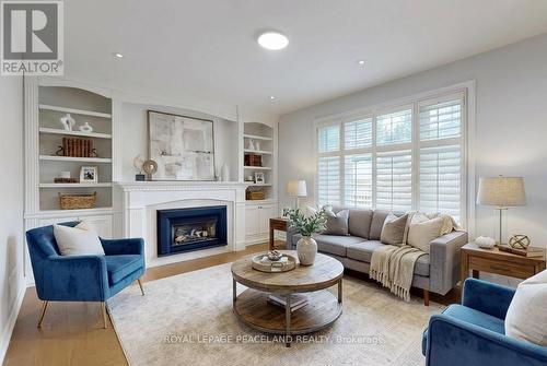 186 Marsi Road, Richmond Hill, ON - Indoor Photo Showing Living Room With Fireplace