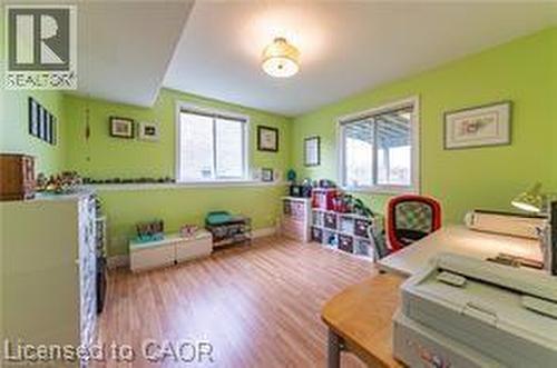 Office area with light wood-style flooring - 158 River Run Road, Drayton, ON - Indoor