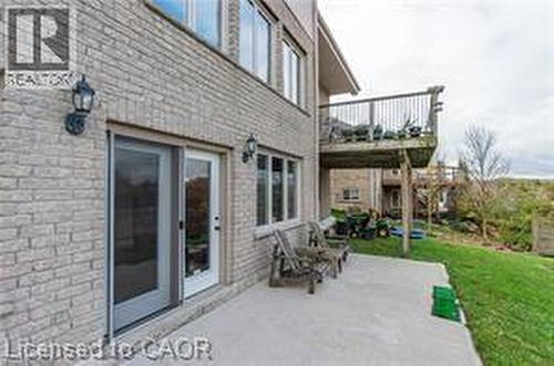 View of patio - 158 River Run Road, Drayton, ON - Outdoor With Balcony With Deck Patio Veranda With Exterior