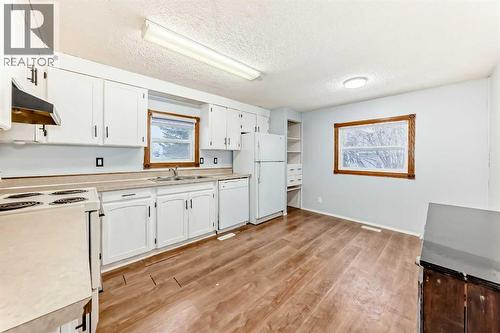 5209 46 Street, Rimbey, AB - Indoor Photo Showing Kitchen With Double Sink