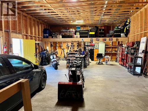 Inside Shop - 731 Parksville Street, Sicamous, BC - Indoor Photo Showing Garage
