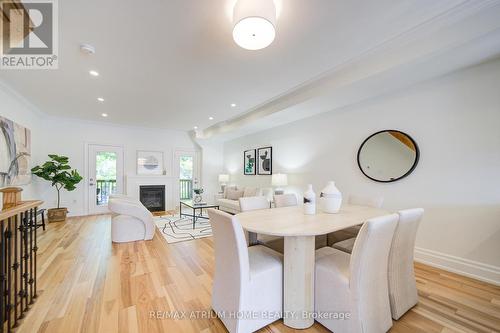 2 - 111 Wilson Street E, Hamilton, ON - Indoor Photo Showing Dining Room With Fireplace