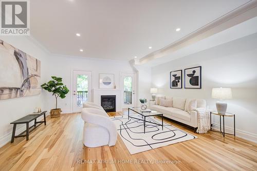 2 - 111 Wilson Street E, Hamilton, ON - Indoor Photo Showing Living Room With Fireplace