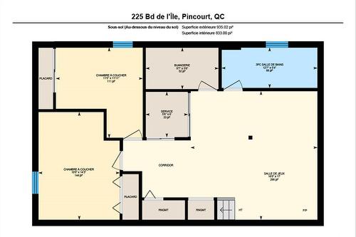 Plan (croquis) - 225 Boul. De L'Île, Pincourt, QC - Other